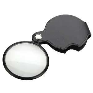 Лупа Kromatech карманная 3x, 50 мм, складная, в мягком чехле (86034-50), изображение 1