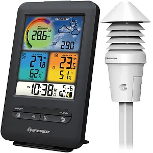 Метеостанция Bresser «4 в 1» Wi-Fi с UV-датчиком и цветным дисплеем, изображение 1