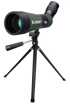 Зрительная труба SVBONY SV404 12–26x60 со штативом, изображение 1