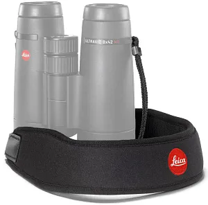 Ремень Leica для биноклей, неопреновый, черный, изображение 1