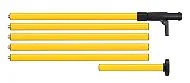 Штанга телескопическая для лазерного уровня Ermenrich Reel TWR40, 3,96 м (выставочный образец)