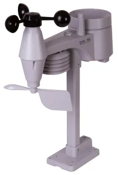 Метеостанция Explore Scientific «5 в 1» Wi-Fi с цветным дисплеем, черная, изображение 12