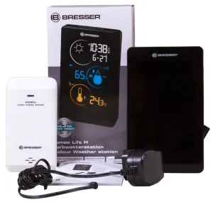 Метеостанция Bresser Temeo Life H с цветным дисплеем, черная, изображение 2