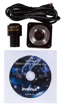 Микроскоп цифровой Levenhuk MED D25T, тринокулярный, изображение 12