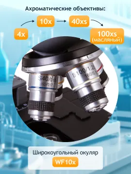 Микроскоп Levenhuk 320 BASE, монокулярный, изображение 26