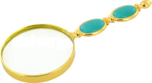 Лупа на ручке 3x, металл, цветная (16-82), изображение 2