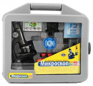 Микроскоп игрушечный EDU-TOYS 100–900x, в кейсе, изображение 3