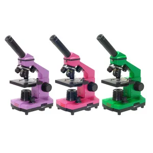 Микроскоп Микромед «Эврика» 40х–400х, лайм, в кейсе, изображение 5