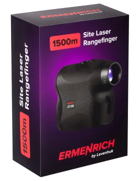 Лазерный строительный дальномер Ermenrich LR1500, черный, изображение 11